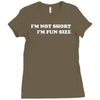 i'm not short i'm fun sized, funny Ladies Fitted T-Shirt