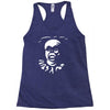 clown es nerd retro horror fun Racerback Tank
