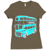 london double decker bus Ladies Fitted T-Shirt
