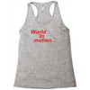 world in motion england italia 90 world cup football retro Racerback Tank