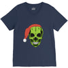 santa clous skeleton V-Neck Tee
