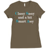 classy sassy and a bit smart assy Ladies Fitted T-Shirt