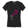 banksy psycho Women's V-Neck T-Shirt