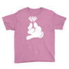 cartoon hands holding diamond Youth Tee