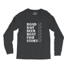 road bait beer boat fish story Long Sleeve Shirts