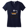 what would macgyver do tshirt funny 80s tv show tee dean richard ander Women's V-Neck T-Shirt