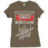 roll and replay Ladies Fitted T-Shirt