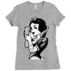 snow white Ladies Fitted T-Shirt