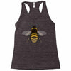 realistic bee Racerback Tank