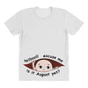 August Peeking Out Baby Boy All Over Women's T-shirt