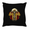 hip hop and rose Throw Pillow