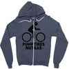 pump tires not gas Zipper Hoodie