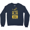 deformed jesus Crewneck Sweatshirt