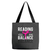 Reading Yoga Wine Balance Tote Bags