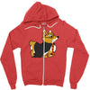 corgi potter Zipper Hoodie
