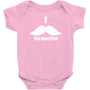 mustache (3) Baby Onesie