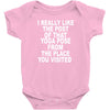 yoga pose post Baby Bodysuit