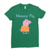 peppa pig mommy pig Ladies Fitted T-Shirt