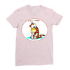 calvin hobbes Ladies Fitted T-Shirt