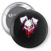 vampire bunny dark Pin-back button