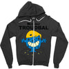 monsieur troudbal Zipper Hoodie