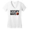 Occupy Mars Women's V-Neck T-Shirt