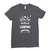 Weekend Forecast Camping With A Chance Of Drinking Ladies Fitted T-Shirt