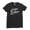 crazy for swayze Ladies Fitted T-Shirt