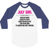 July Girl Hated By Many 3/4 Sleeve Shirt