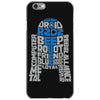 r2d2 typography iPhone 6/6s Case
