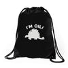 science dinosaur Drawstring Bags
