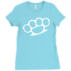brass knuckles Ladies Fitted T-Shirt