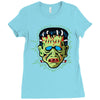 vintage frankenstein mask Ladies Fitted T-Shirt
