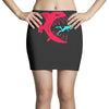 monster fish eats diver Mini Skirts
