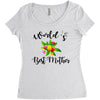 world's best mother Women's Triblend Scoop T-shirt