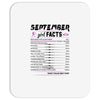 September Girl Facts Libra Mousepad