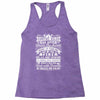 camping rules!! Racerback Tank