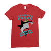 Grandpa Shark -Shark Do Do Do Ladies Fitted T-Shirt