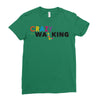 crazy for walking Ladies Fitted T-Shirt
