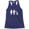 bla bla bla  fun shirt herrentag kult Racerback Tank
