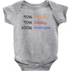 mommy daddy harrison baby name Baby Bodysuit