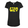 Star Wey Lightsaber Maternity Scoop Neck T-shirt