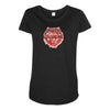 FAHRIE77 Maternity Scoop Neck T-shirt