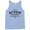 Bitcoin Satoshi Nakamoto In Crypto We Trust Tank Top