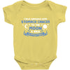 I Love Someone with Stomach Cancer to The Moon and Back to Infinity Baby Bodysuit