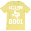 legends are born in 2001 hoodie 9 T-Shirt