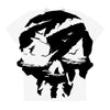 sea of theives skull Black Logo All Over Women's T-shirt