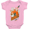 science!!! it knows stuff! Baby Onesie