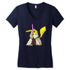 pikachu jedi marron Women's V-Neck T-Shirt