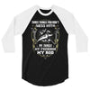 my family my freedom my rod 3/4 Sleeve Shirt